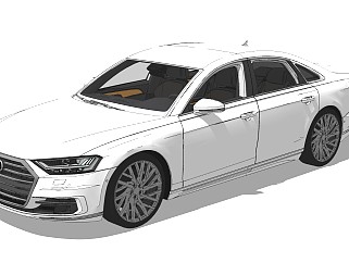 超精细汽车模型 奥迪 Audi A8